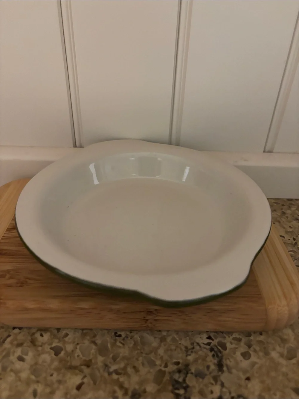 Vintage Hall Pottery Brown & Green 2 Piece Ceramic Bakeware Au Gratin & Ramekin
